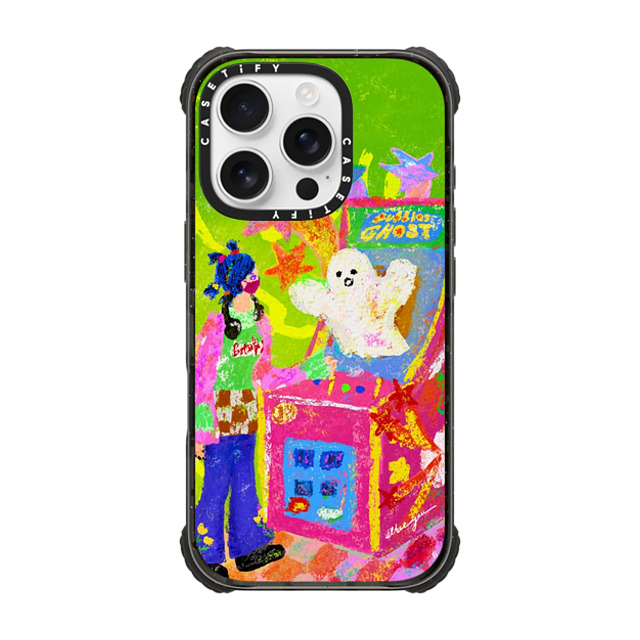 Albee Yau x CASETiFY iPhone 16 Pro Case Star,Cartoon Black ウルトラ インパクトケース MagSafe 対応 Bubble Ghost vs Bubble Girl by Albee Yau Back to School Albee Yau x CASETiFY iPhone 16 Pro Case Star,Cartoon Black ウルトラ インパクトケース MagSafe 対応 Bubble Ghost vs Bubble Girl by Albee Yau Back to School