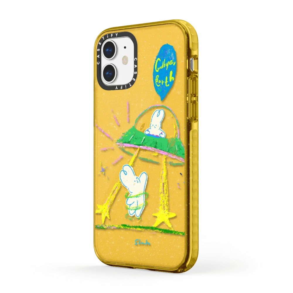Impact iPhone 12 Case - Shuku : Goodbye Earth by Albee Yau