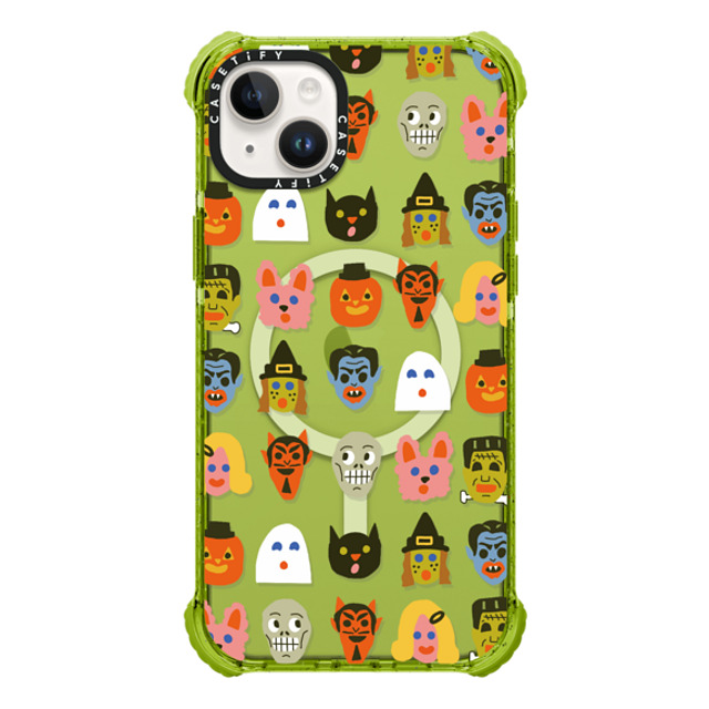 Katie Benn x CASETiFY iPhone 14 Plus Case Kiwi ウルトラ インパクトケース MagSafe 対応 HALLOWEEN BY KATIE BENN Katie Benn x CASETiFY iPhone 14 Plus Case Kiwi ウルトラ インパクトケース MagSafe 対応 HALLOWEEN BY KATIE BENN