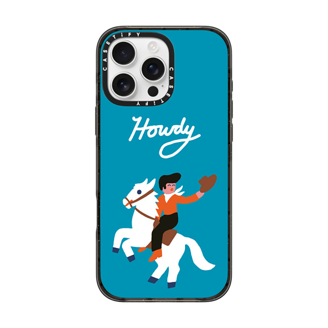 Katie Benn x CASETiFY iPhone 16 Pro Max ケース Cartoon ブラック インパクトケース VINTAGE COWBOY BY KATIE BENN Mother's Day Katie Benn x CASETiFY iPhone 16 Pro Max ケース Cartoon ブラック インパクトケース VINTAGE COWBOY BY KATIE BENN Mother's Day