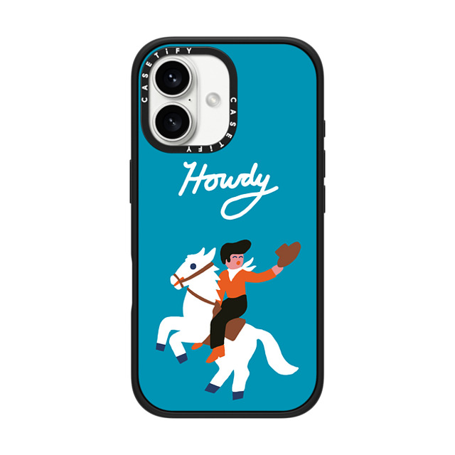 Katie Benn x CASETiFY iPhone 16 ケース Cartoon マットブラック インパクトケース MagSafe対応 VINTAGE COWBOY BY KATIE BENN Mother's Day Katie Benn x CASETiFY iPhone 16 ケース Cartoon マットブラック インパクトケース MagSafe対応 VINTAGE COWBOY BY KATIE BENN Mother's Day