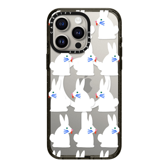 Katie Benn x CASETiFY iPhone 15 Pro Max Case Cartoon Black Impact Case MagSafe Compatible BUNNIES BY KATIE BENN Back to School Katie Benn x CASETiFY iPhone 15 Pro Max Case Cartoon Black Impact Case MagSafe Compatible BUNNIES BY KATIE BENN Back to School