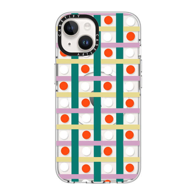 Katie Benn x CASETiFY iPhone 14 Case Clear Clear Case MagSafe Compatible Picnic by Katie Benn Katie Benn x CASETiFY iPhone 14 Case Clear Clear Case MagSafe Compatible Picnic by Katie Benn