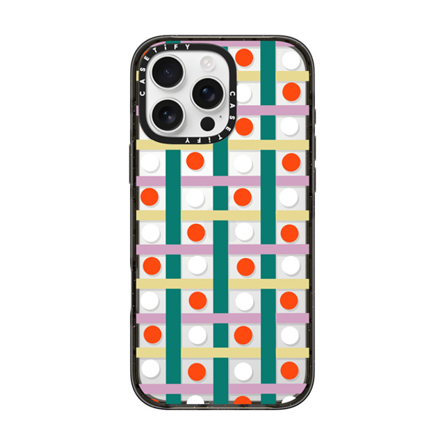 Katie Benn x CASETiFY iPhone 16 Pro Max Case Black Impact Case Picnic by Katie Benn Katie Benn x CASETiFY iPhone 16 Pro Max Case Black Impact Case Picnic by Katie Benn