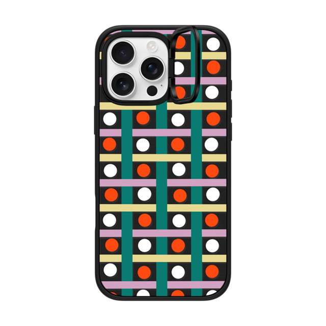 Katie Benn x CASETiFY iPhone 16 Pro Max Case Matte Black インパクトリングスタンドケース MagSafe対応 Picnic by Katie Benn Katie Benn x CASETiFY iPhone 16 Pro Max Case Matte Black インパクトリングスタンドケース MagSafe対応 Picnic by Katie Benn