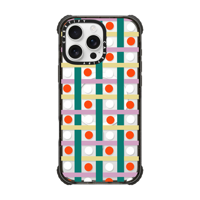 Katie Benn x CASETiFY iPhone 16 Pro Max Case Black ウルトラ インパクトケース MagSafe 対応 Picnic by Katie Benn Katie Benn x CASETiFY iPhone 16 Pro Max Case Black ウルトラ インパクトケース MagSafe 対応 Picnic by Katie Benn