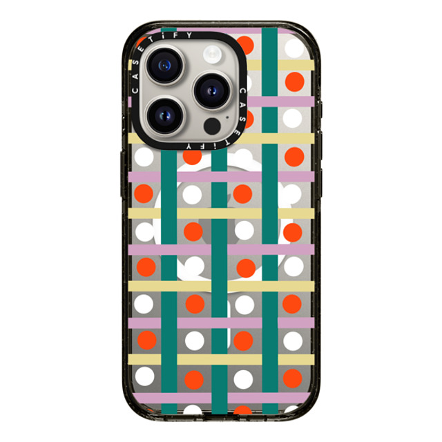 Katie Benn x CASETiFY iPhone 15 Pro Case Black Impact Case MagSafe Compatible Picnic by Katie Benn Katie Benn x CASETiFY iPhone 15 Pro Case Black Impact Case MagSafe Compatible Picnic by Katie Benn