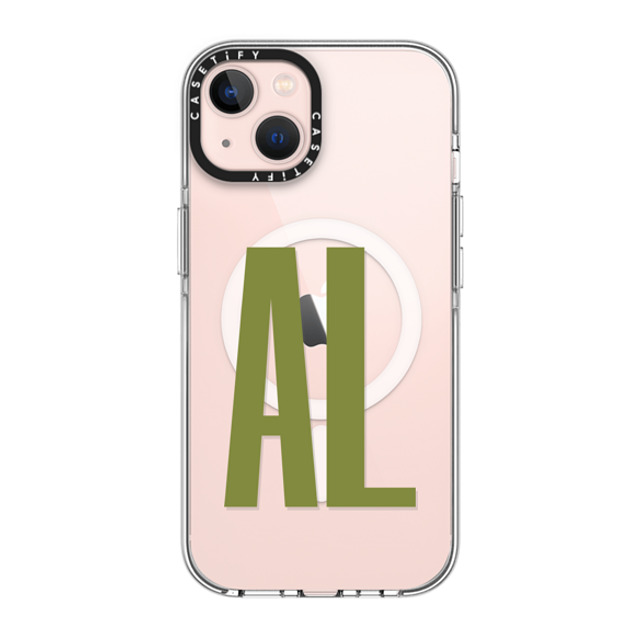 CASETiFY iPhone 13 ケース クリア クリア ケース MagSafe対応 Custom Case - AL CASETiFY iPhone 13 ケース クリア クリア ケース MagSafe対応 Custom Case - AL