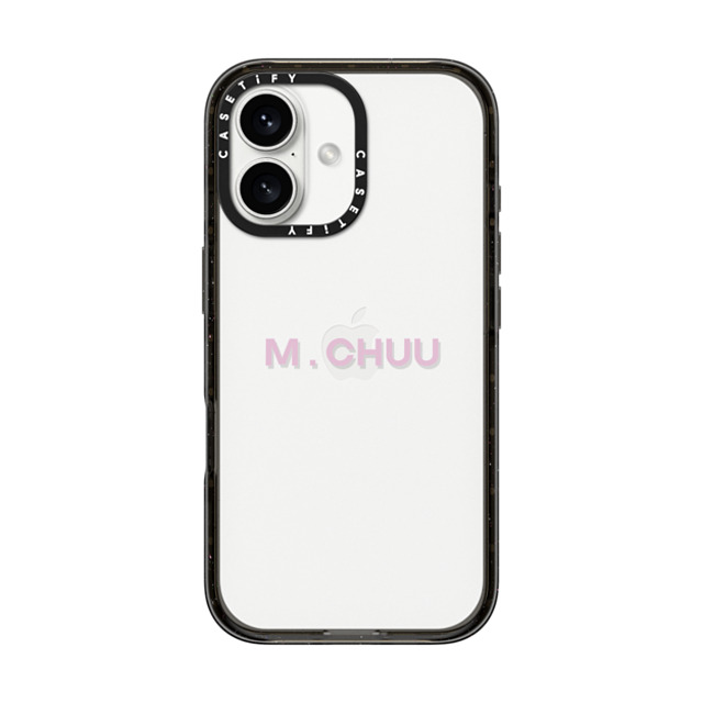 CASETiFY iPhone 16 Case Black Impact Case Custom Case - m. chuu CASETiFY iPhone 16 Case Black Impact Case Custom Case - m. chuu